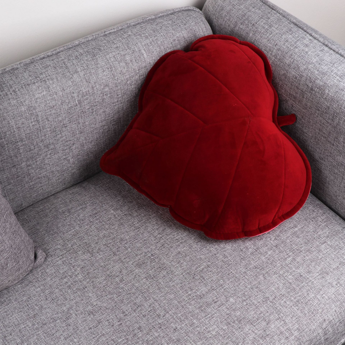 3D Heart Leaf Throw Cushion