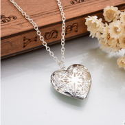 Openwork Heart Necklace - Heart Pendant Jewelry
