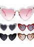 Heart-Shaped Sunglasses - Stylish Eyewear for All
