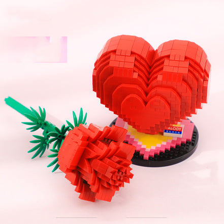 Heart-Shaped Building Blocks Creative Puzzle Toy
