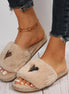Women's Heart-Shaped Furry Home Slippers