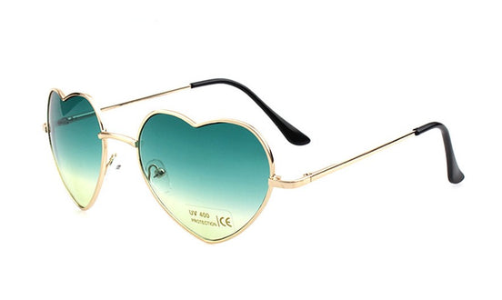 Heart-Shaped Pink Sunglasses