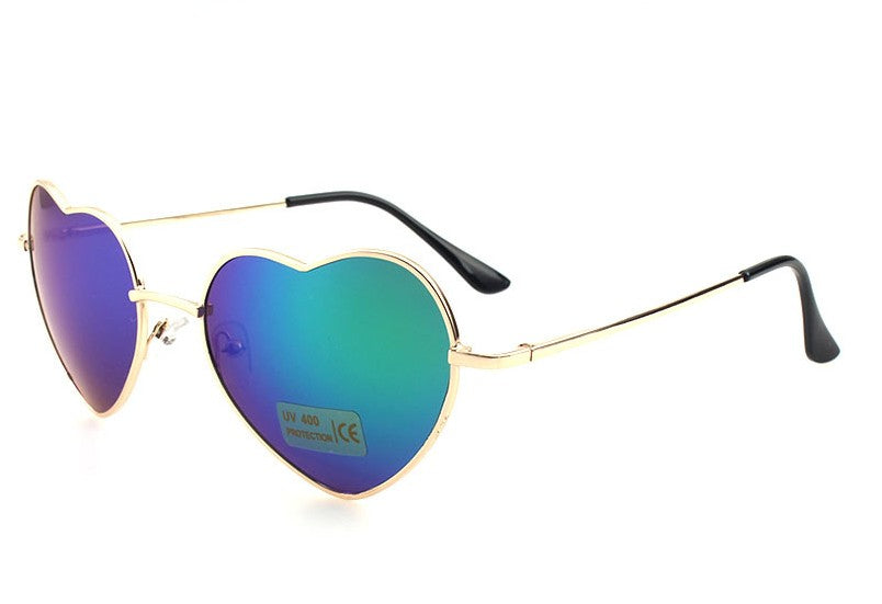 Heart-Shaped Pink Sunglasses