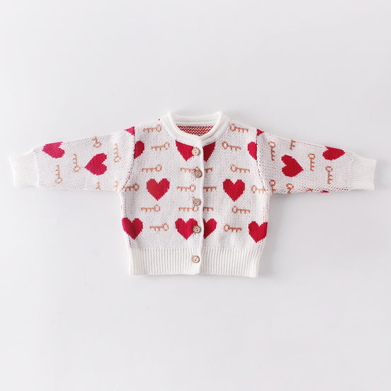 Heart Outfit Set for Baby Girls 0-2 Years (2 Pieces)