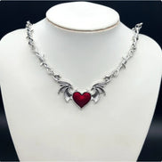 Trendy handcrafted horror bat pendant design