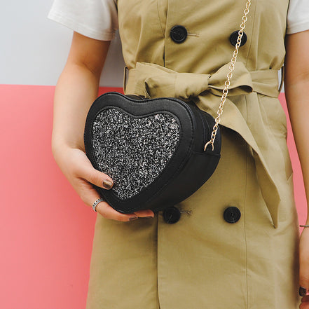 Heart-Shaped Shoulder Bag for Women