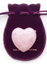 Polar Jade Rose Quartz Heart Stone 45mm(1.8") Crystal Heart Chakra Healing Reiki & Meditation