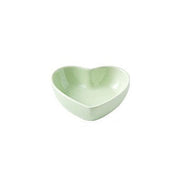 Colorful Heart-Shaped Ceramic Feeding Bowl for Pets