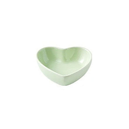 Colorful Heart-Shaped Ceramic Feeding Bowl for Pets