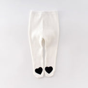 Cute Heart-Shaped Cotton Baby Leggings for All Seasons