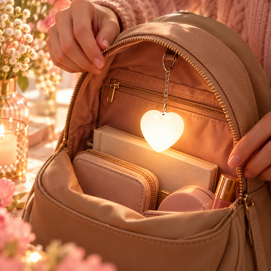 Little Heart, Big Light Purse Lamp
