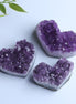 Wholesale Natural Amethyst Cluster Heart-Shaped Specimen