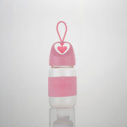 Heart-Shaped Glass Water Cup
