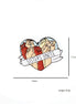 Sisters Unite Heart Brooch for Girls