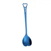 Heart Shaped Stainless Steel Spoons Set for Desserts