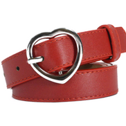 Vintage Heart Women's Belt - Simple Fashionable Design