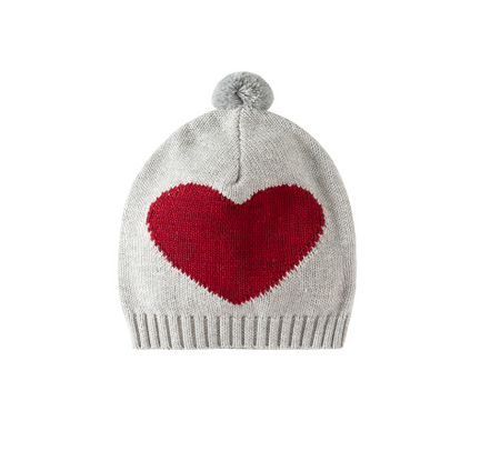 Baby Knitted Romper with Heart Design for Infants