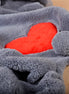 Pet Dog Clothes with Coral Fleece, Heart Bear Design