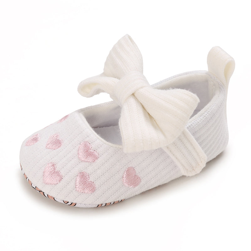 Heart-Shaped Baby Princess Shoes for Beginners
