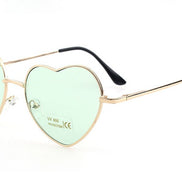 Heart-Shaped Pink Sunglasses