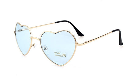 Heart-Shaped Pink Sunglasses