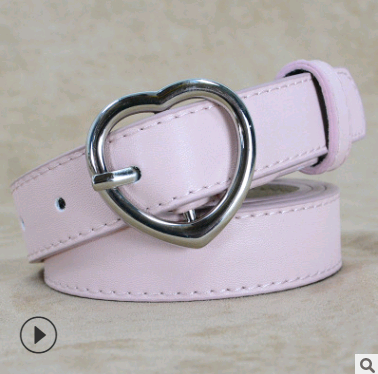 Vintage Heart Women's Belt - Simple Fashionable Design
