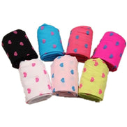 Children's Tights, Velvet Leggings with Heart Design