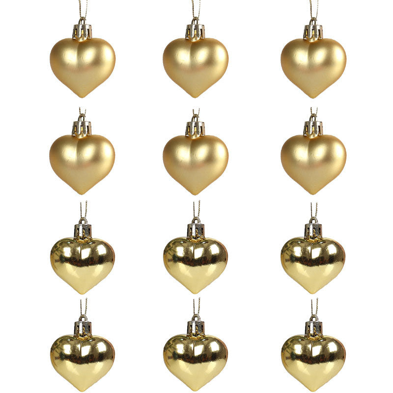Heart-Shaped Christmas Tree Hanging Decoration Ornament