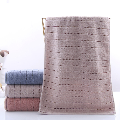 Thick Cotton Hand Towel with Embroidered Heart Design