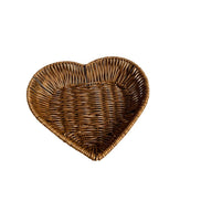 Woven Heart-Shaped Storage Basket