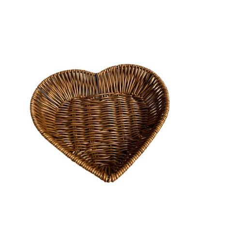 Woven Heart-Shaped Storage Basket