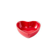 Colorful Heart-Shaped Ceramic Feeding Bowl for Pets