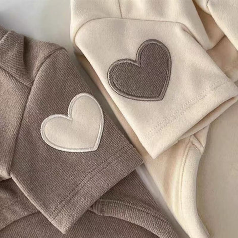 Heart Pattern Pet Hoodie