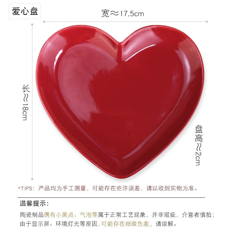 Heart-shaped bowls