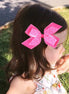 Heart-Shaped Dovetail Bow Hair Clip for Kids