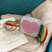 Heart-Shaped Laser Baby Shoulder Bag