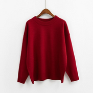 Loose-Fit Heart Sweater Pullover