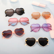 Cute Bee Heart Kids Sunglasses for Round Faces