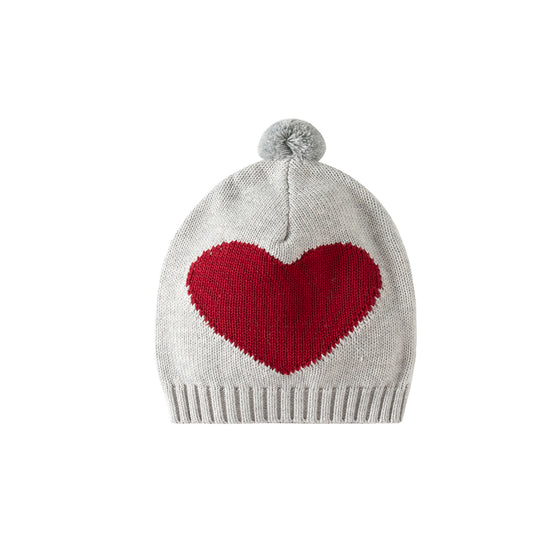 Baby Knitted Romper with Heart Design for Infants