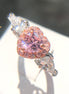 Heart-Shaped Zirconia Ring for Women
