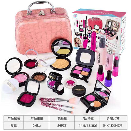 Kids Pretend Makeup Toy Set with Handbag (Cross-Border Supply)