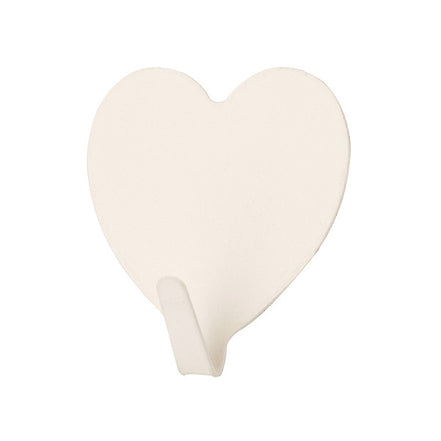 Pink Heart Sticky Hook - Stainless Steel Room Decor