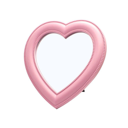 Heart-Shaped Wall-Mounted Tabletop Decorative Mirror