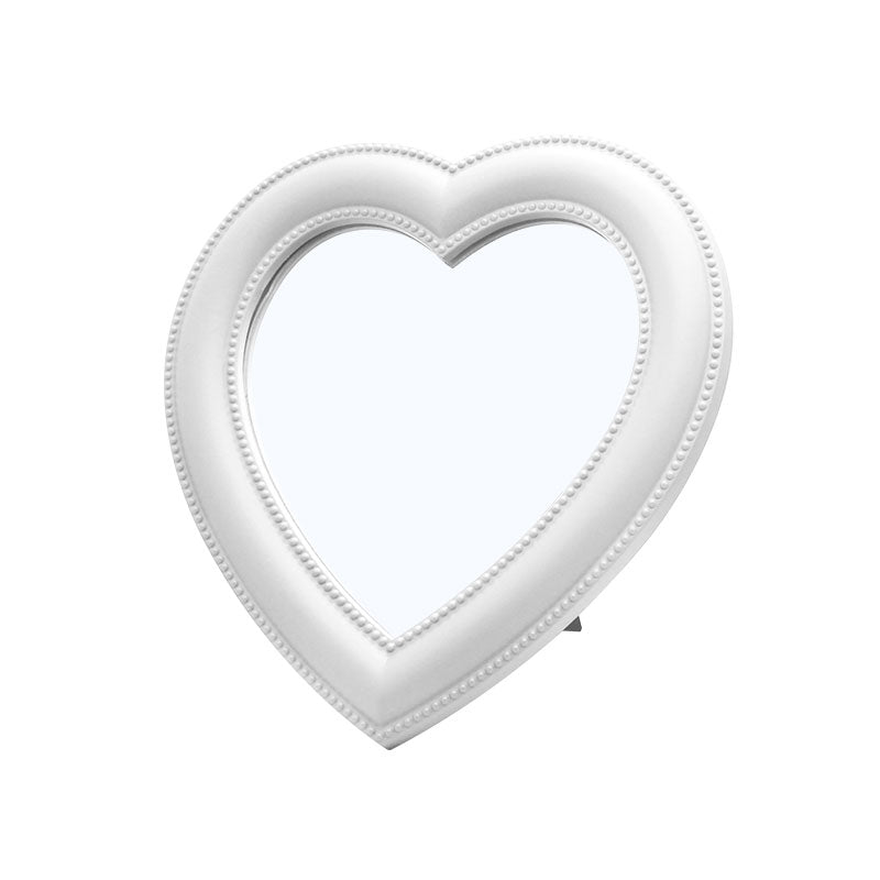 Heart-Shaped Wall-Mounted Tabletop Decorative Mirror