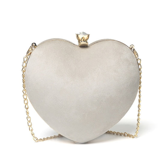 Heart-Shaped Chain Handbag, Shoulder Crossbody Bag