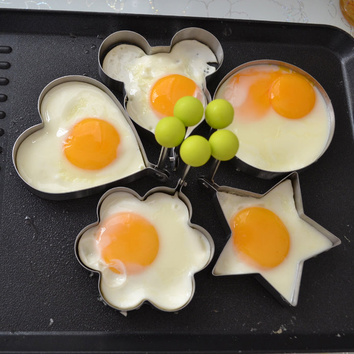 Stainless Steel Love Shape Omelette Egg Mold Gadget