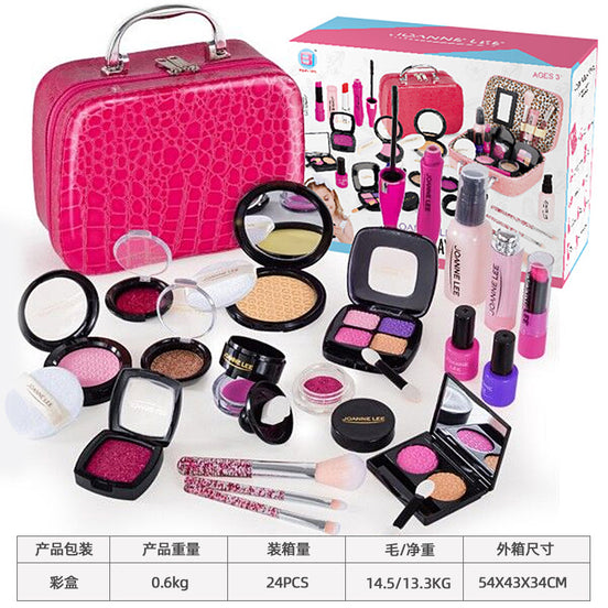 Kids Pretend Makeup Toy Set with Handbag (Cross-Border Supply)