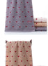 Thick Cotton Hand Towel with Embroidered Heart Design