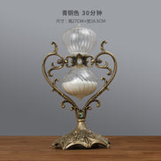 Metal Hourglass Timer - Creative Heart-Shaped Decor