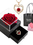 Heart-shaped women's double love pendant chain for Valentine's Day and Mother's Day